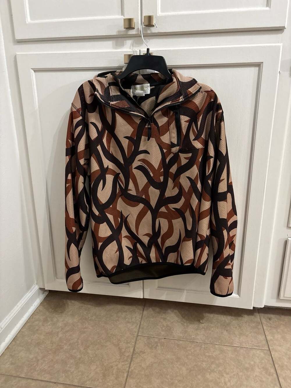 ASAT Camouflage Highwood 1/4 Zip , Size XL